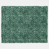 Design der Emerald- und Gold-Safari-Serie 9 Fleecedecke (Vorderseite (Horizontal))
