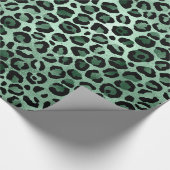 Design der Emerald- und Gold-Safari-Serie 9 Geschenkpapier (Ecke)