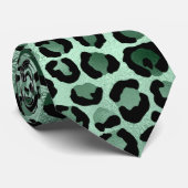 Design der Emerald- und Gold-Safari-Serie 9 Krawatte (Gerollt)