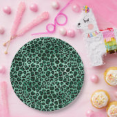 Design der Emerald- und Gold-Safari-Serie 9 Pappteller (Party)