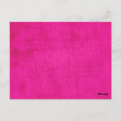 Design der Empress-Tarot-Karte Postkarte (Rückseite)