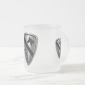 Design der ersten Cavalry Division Steel Patch Mattglastasse (VorderseiteRechts)