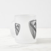 Design der ersten Cavalry Division Steel Patch Mattglastasse (Vorderseite Links)