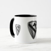 Design der ersten Cavalry Division Steel Patch Tasse (Vorderseite Links)