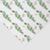 Design der Eukalyptus-Reihe Watercolor 16 Seidenpapier (Detail)