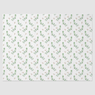 Design der Eukalyptusserie Watercolor 11 Seidenpapier