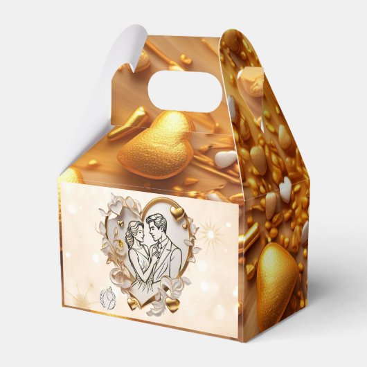 "Design der ewigen Liebe" Geschenkschachtel (Rückseite)