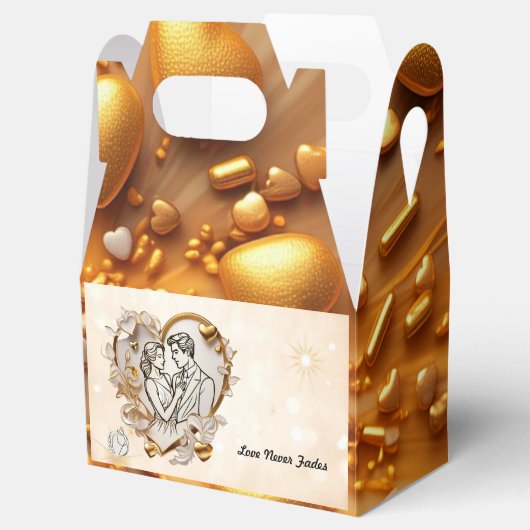 "Design der ewigen Liebe" Geschenkschachtel (Geöffnet)