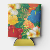 Design der exotischen tropischen Blume Dosenkühler (Vorderseite)