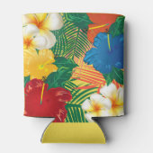 Design der exotischen tropischen Blume Dosenkühler (Rückseite)