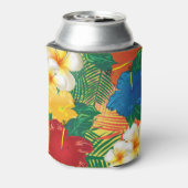 Design der exotischen tropischen Blume Dosenkühler (Kanne Rückseite)