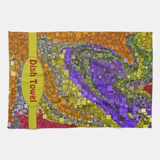 Design der farbenfrohen Fall Bouquet Box Handtuch (Horizontal)