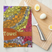 Design der farbenfrohen Fall Bouquet Box Handtuch (Viertel Falte)