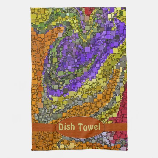 Design der farbenfrohen Fall Bouquet Box Handtuch (Vertikal)