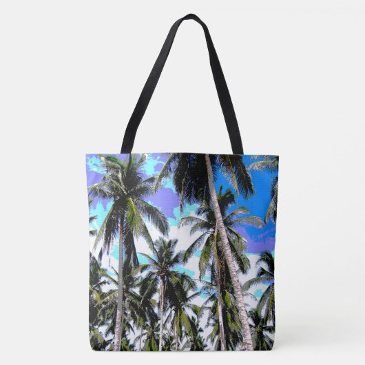 Design der Farbpalme in Posterform Tasche (Vorderseite)