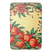 Design der FestivalflorIllustration Badematte (Vorderseite Vertikal)