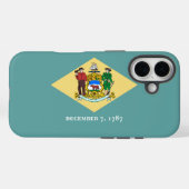 Design der Flagge des Staates Delaware Case-Mate iPhone Hülle (Rückseite (Horizontal))