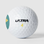 Design der Flagge des Staates Delaware Golfball (Logo)