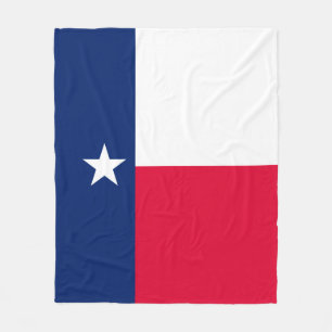 Design der Flagge des Staates Texas Fleecedecke