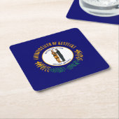Design der Flagge des US-Bundesstaates Kentucky Rechteckiger Pappuntersetzer (angewinkelt)