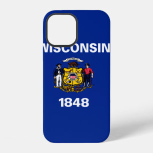 Design der Flagge des US-Bundesstaates Wisconsin iPhone Hülle