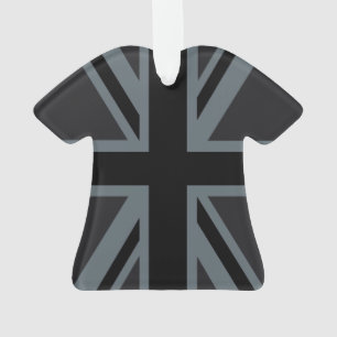 Design der Flagge für Black Union Jack UK Ornament