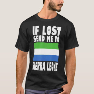 Design der Flagge von Sierra Leone Wenn verloren,  T-Shirt