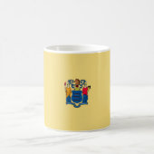 Design der Flaggen des Staates New Jersey Kaffeetasse (Mittel)