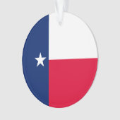 Design der Flaggen des Texas-Zustands Ornament (Vorderseite)