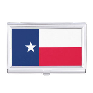 Design der Flaggen des Texas-Zustands Visitenkarten Dose