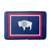 Design der Flaggen des Wyoming-Zustands Badematte (Vorderseite)