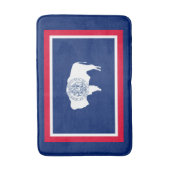 Design der Flaggen des Wyoming-Zustands Badematte (Vorderseite Vertikal)