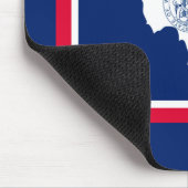 Design der Flaggen des Wyoming-Zustands Mousepad (Ecke)