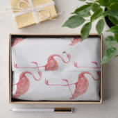 Design der Flamingo-Serie 1 Seidenpapier (Geschenk)