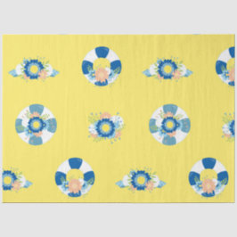 Design der floralen nautischen Serie 2 Seidenpapier