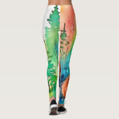 Design der Forstfosse Leggings (Rückseite)