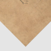 Design der französischen Handschrift und Rote Rose Seidenpapier (Ausschnitt)