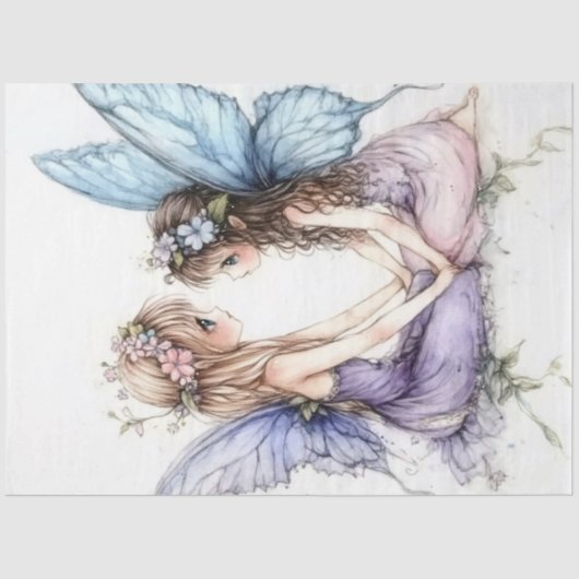 Design der Frühjahrsreihe 2 Seidenpapier (Vorderseite)