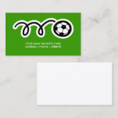 Design der Fußball-Visitenkarte Visitenkarte (Vorne/Hinten)