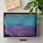 Design der Galaxy Agate Serie 11 Seidenpapier (Geschenk)