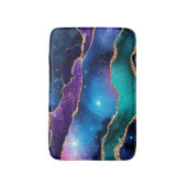 Design der Galaxy Agate Serie 13  Badematte (Vorderseite Vertikal)