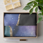 Design der Galaxy Agate Serie 15 Seidenpapier (Geschenk)