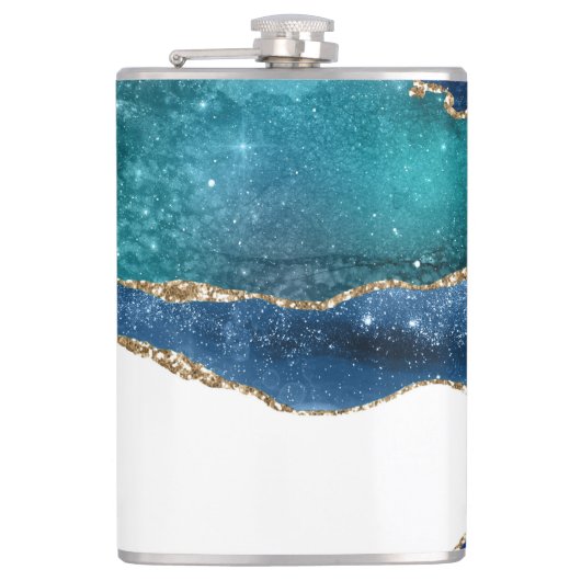 Design der Galaxy Agate Serie 3 Flachmann (Vorderseite)