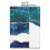 Design der Galaxy Agate Serie 3 Flachmann (Rückseite)