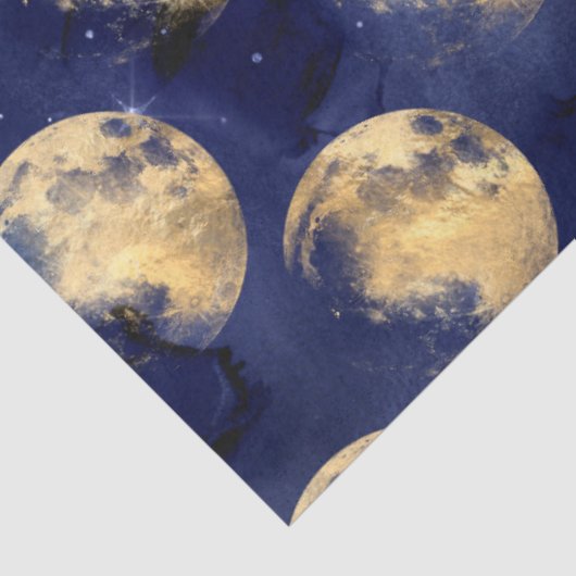 Design der Galaxy Moon Serie 10 Seidenpapier (Ausschnitt)