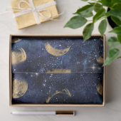 Design der Galaxy Moon Serie 11 Seidenpapier (Geschenk)
