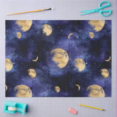 Design der Galaxy Moon Serie 6 Seidenpapier (Basteln)