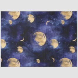 Design der Galaxy Moon Serie 6 Seidenpapier