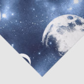 Design der Galaxy Moon Serie 7 Seidenpapier (Ausschnitt)