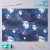 Design der Galaxy Moon Serie 8 Seidenpapier (Basteln)